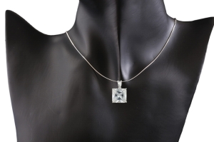 VERSIL wisior cyrkonia crystal 10 mm SREBRO 0,925