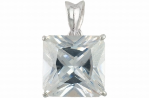 VERSIL wisior cyrkonia crystal 10 mm SREBRO 0,925