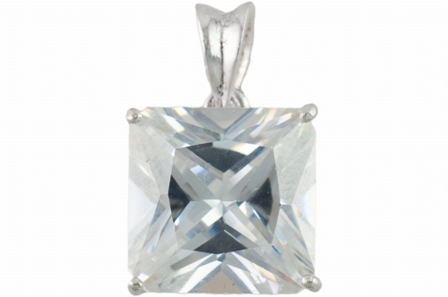 VERSIL wisior cyrkonia crystal 10 mm SREBRO 0,925