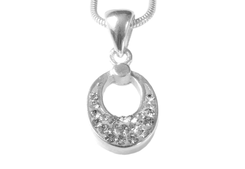 VERSIL wisior cyrkonie Swarovski SREBRO 925