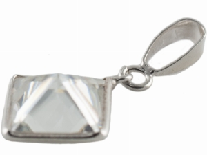 VERSIL wisior cyrkonia 10 mm SREBRO 0,925