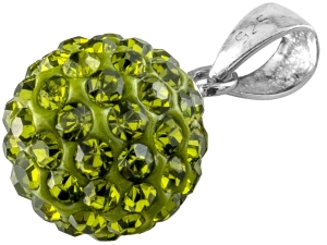 VERSIL wisior kulka Swarovski 10 mm SREBRO 925