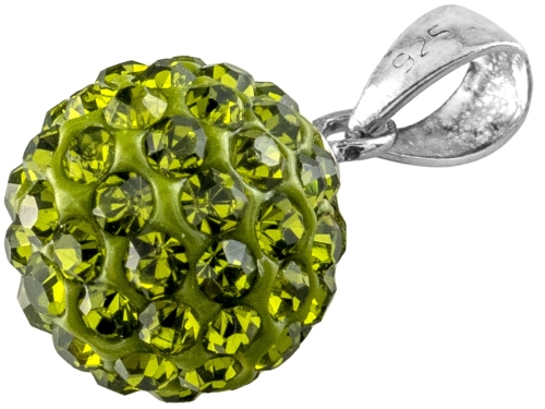VERSIL wisior kulka Swarovski 10 mm SREBRO 925