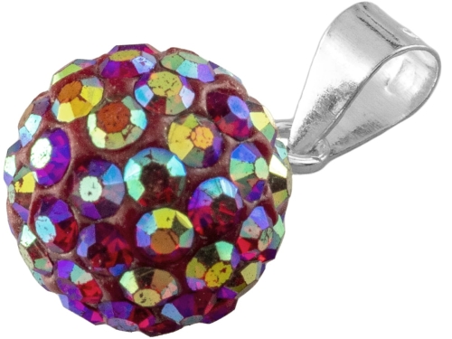 VERSIL wisior kulka Swarovski 10 mm SREBRO 925
