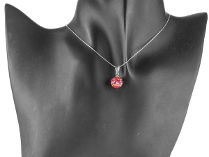 VERSIL wisior kulka Swarovski 10 mm SREBRO 925
