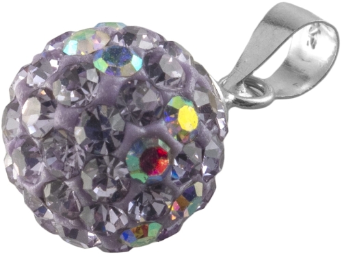 VERSIL wisior kulka Swarovski 10 mm SREBRO 925