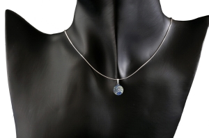 VERSIL wisior kulka Swarovski 10 mm SREBRO 925