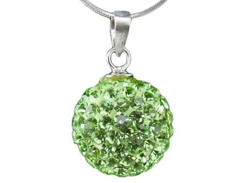 VERSIL wisior kulka Swarovski 10 mm SREBRO 925