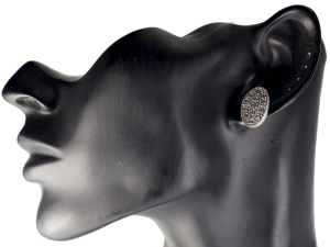 VERSIL kolczyki sztyfty markazyty SREBRO 925