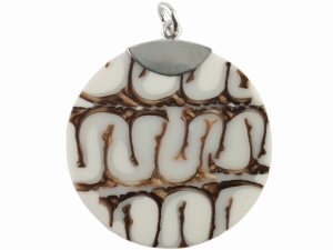 Wisior wisiorek muszla SREBRO 0,925