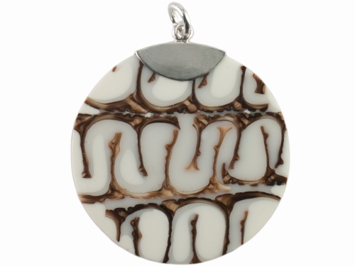 Wisior wisiorek muszla SREBRO 0,925