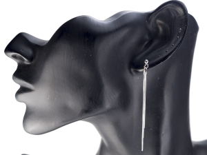 Kolczyki wiszące łańcuszki SREBRO 0,925