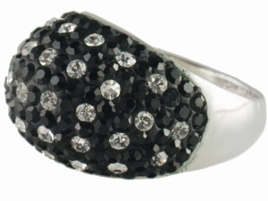 Pierścionek cyrkonie Swarovski SREBRO 0,925