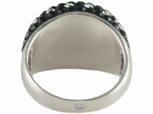 Pierścionek cyrkonie Swarovski SREBRO 0,925