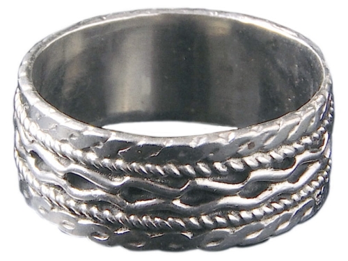 Obrączka pierścionek Bali SREBRO 0,925