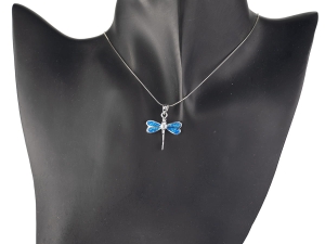 Wisior wisiorek opal motyl SREBRO 925