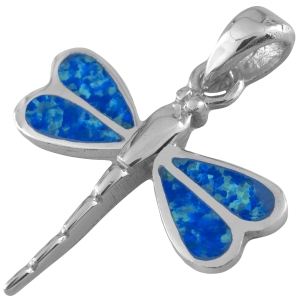 Wisior wisiorek opal motyl SREBRO 925