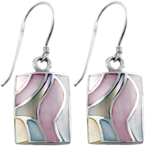 kolczyki masa perłowa SREBRO 0,925