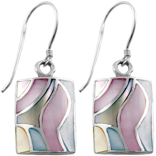 kolczyki masa perłowa SREBRO 0,925