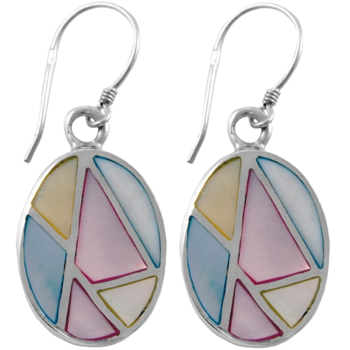 kolczyki masa perłowa SREBRO 0,925