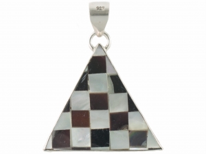 wisior muszla masa perłowa SREBRO 925