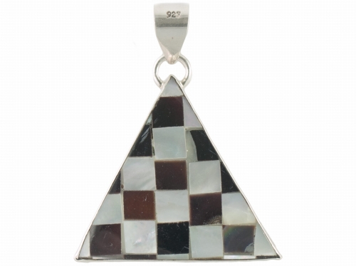 wisior muszla masa perłowa SREBRO 925