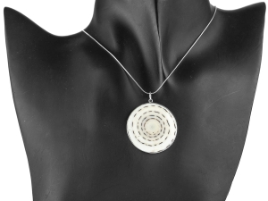 wisior muszla róża wiatrów SREBRO 0,925