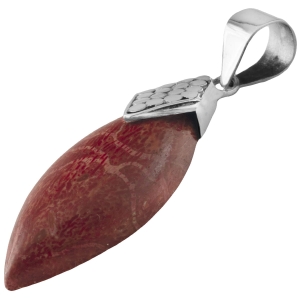 Wisior koralowiec naturalny SREBRO 925