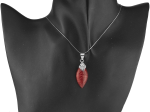 Wisior koralowiec naturalny SREBRO 925