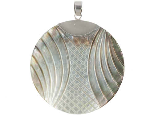 wisiorek muszla naturalna SREBRO 0,925