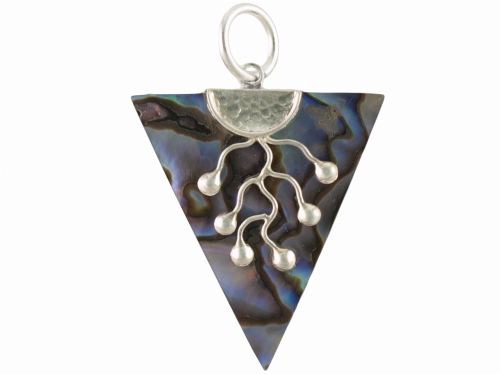 muszla paua abalone SREBRO 0,925